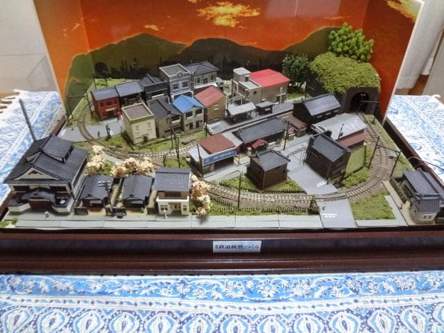 完成品 鉄道模型 ジオラマ 昭和「鉄道模型」をつくる ケース　パワーユニット付