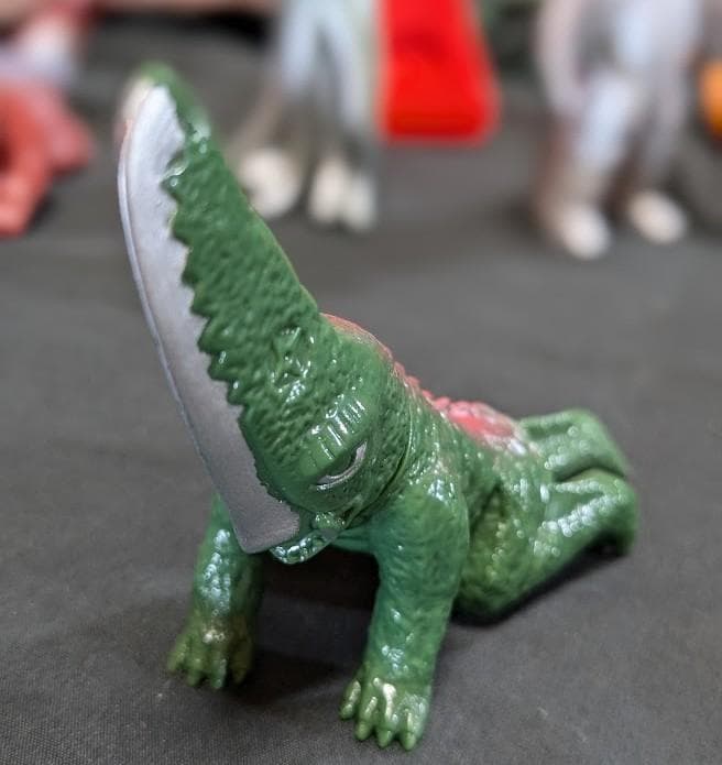 ガメラ復活カーニバル（バンダイ）ミニサイズ ソフビフィギュア７体セット箱付