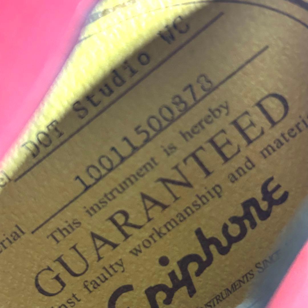 【美品】Epiphone DOT Studio セミアコ マットフィニッシュ