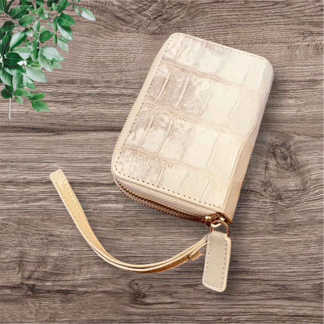 SALE 送料無料 新品 本革 ヒマラヤクロコダイルレザー ミニウォレット