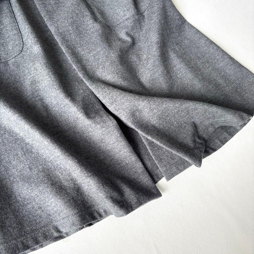 【美品】ヨウジヤマモト チェスターコート ロング ウール Aライン グレー 2