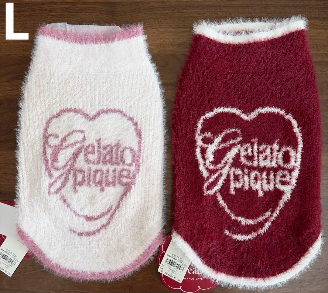 新品2点Lサイズ【HOLIDAY】【CAT&DOG】キラキラフェザープルオーバー