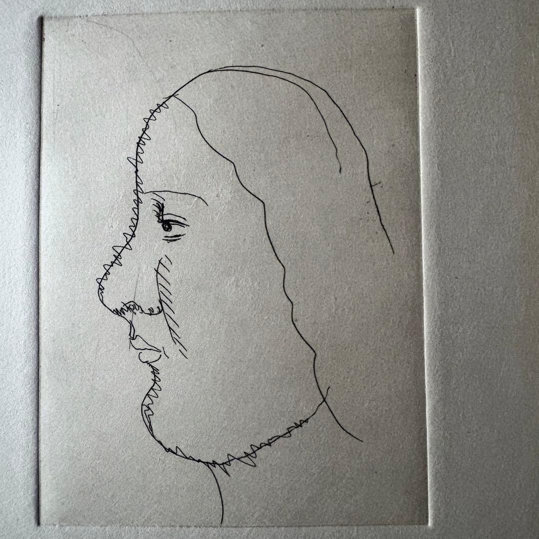 有元利夫　ノートブック1985　額装済み　銅版画