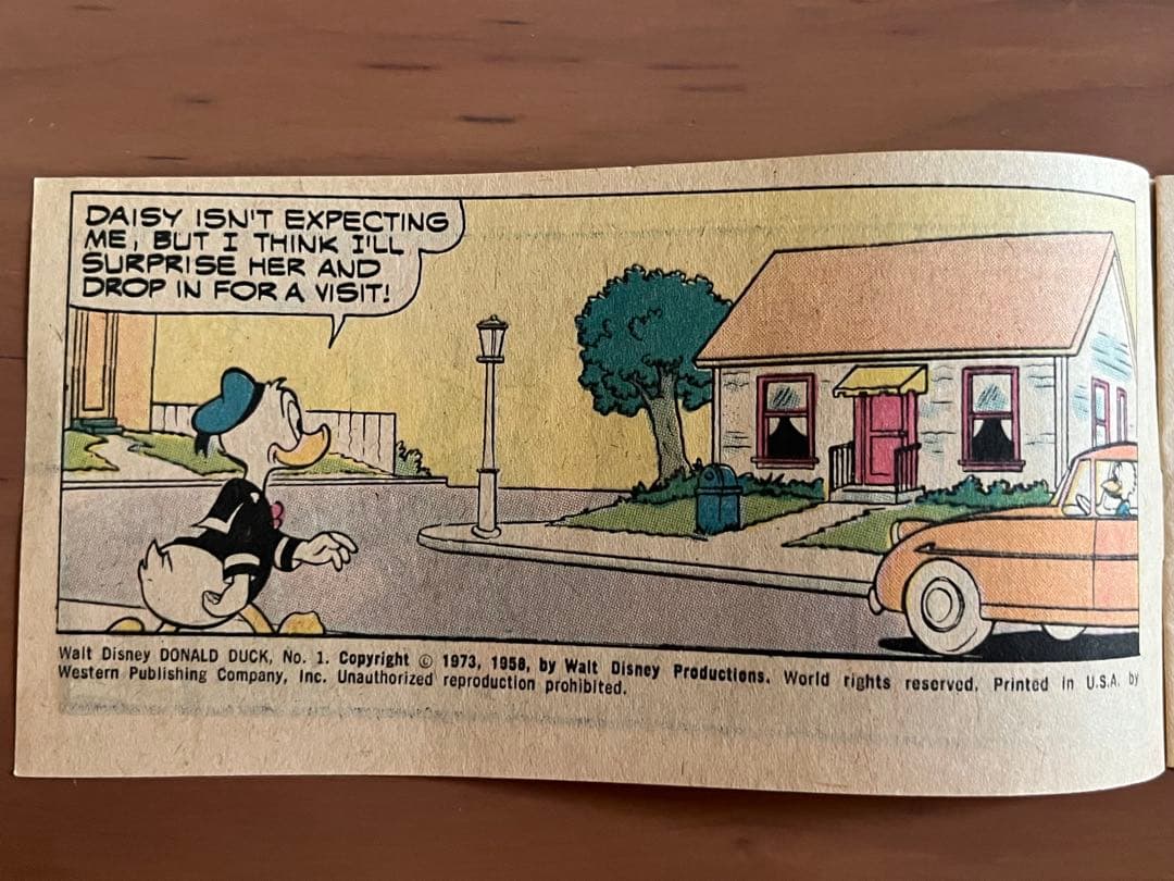 希少ビンテージ ミッキー ドナルド コミックブック MADE IN USA