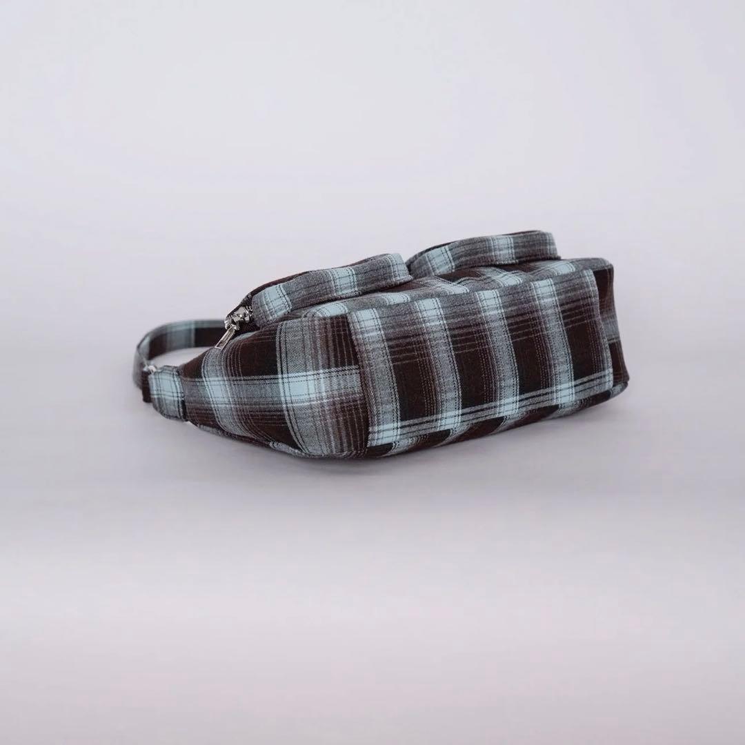 バッグ ALLISON BROWN CHECK SHOULDER BAG