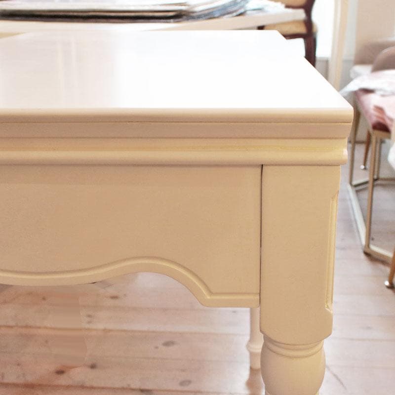 ハンプトン デスク 机 鍵付き 白家具 256-178