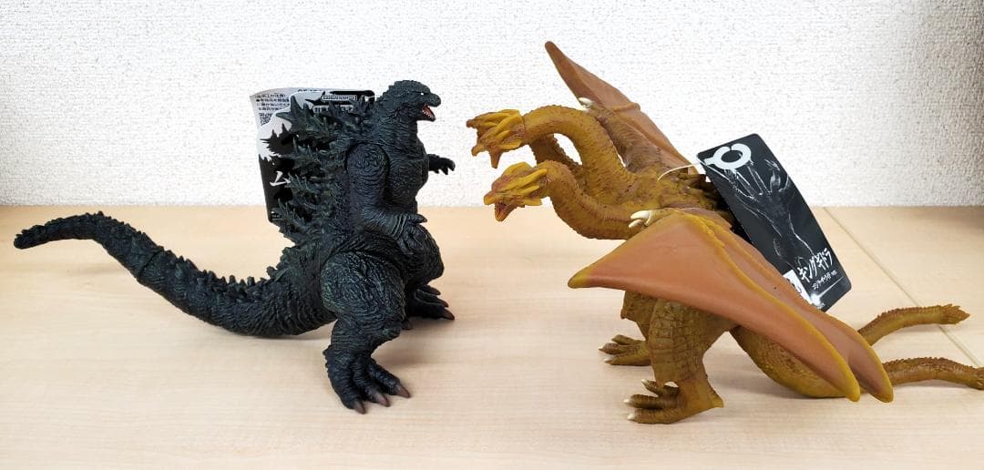 新品 ゴジラ＆キングギドラ ゴジラ・ザ・ライドver. 2体セット ムビモン