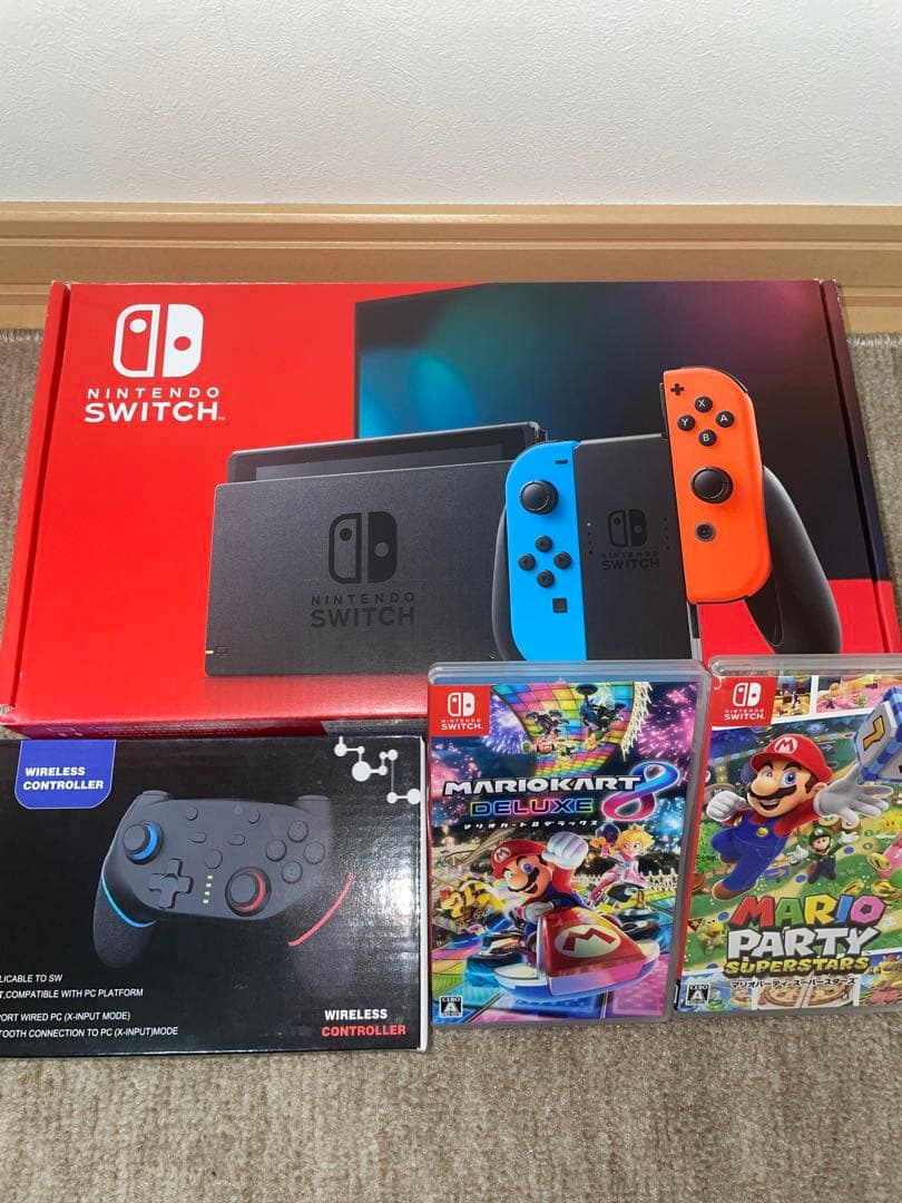 Nintendo Switch 本体 コントローラー ソフト付き