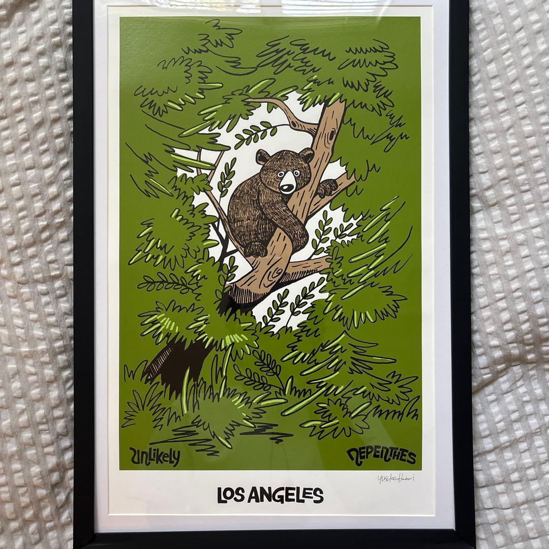 た*け様 花井祐介シルクスクリーンアートロサンゼルス限定　Unlikely Po