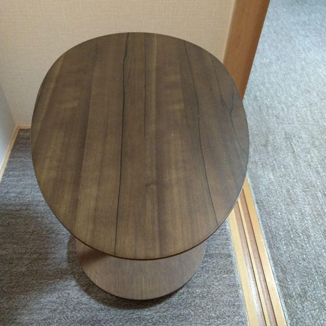 希少 美品 カリモク 油圧式昇降サイドテーブル