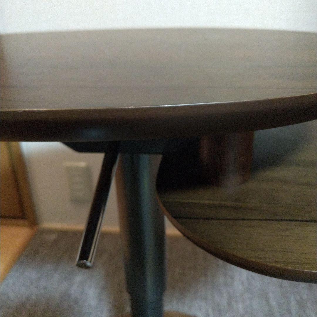 希少 美品 カリモク 油圧式昇降サイドテーブル