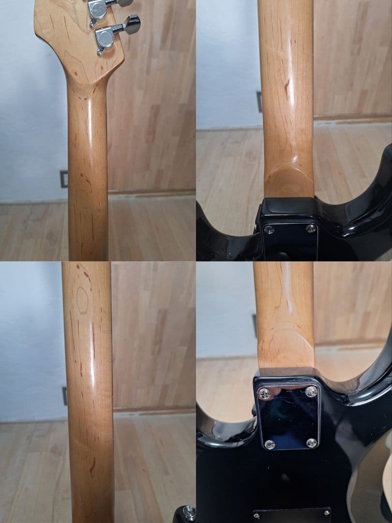 ※セルジュ※　エレキギター　ストラトキャスタータイプ　スキャロップ仕様