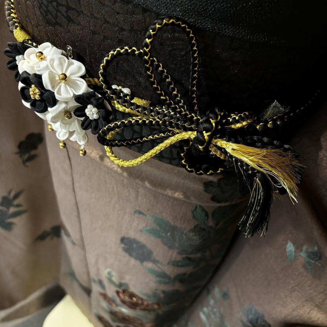 美品　珍品　薔薇　ベロア　暈し　逸品　振袖　フルセット 振り袖