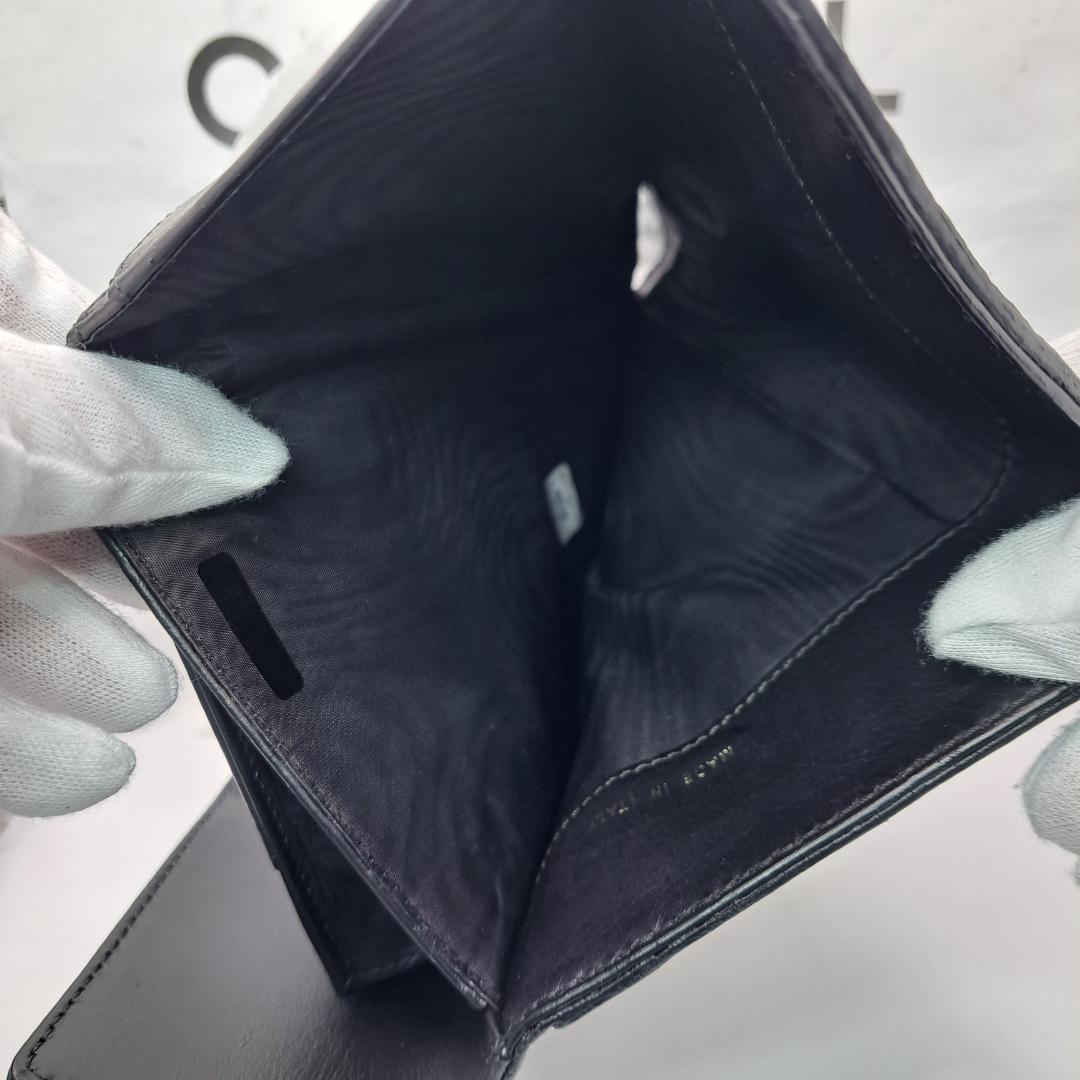 レア品　CHANEL 　三つ折り財布　財布　大型　クラシカルデザイン　長財布