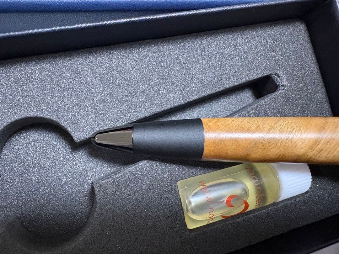 未使用　野原工芸　サクラ上杢　変わり杢　シャープペンシル シャーペン