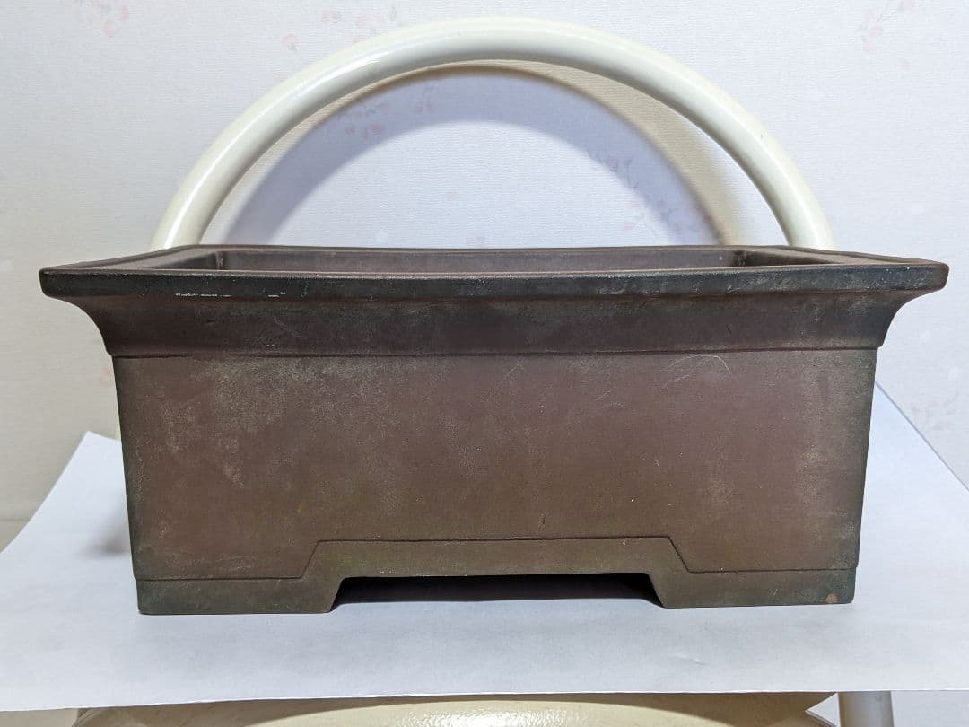 ♦紫砂 紫泥 盆栽鉢 美術品 ？志那鉢 中国鉢 コレクション 骨董品アンティーク