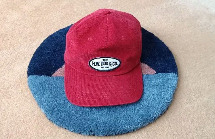 THE H.W. DOG & CO. コーデュロイキャップ レッド 完売品