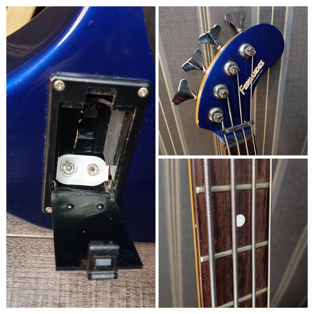 FERNANDES ZO-3 PIE-ZO ベース ブルー ゾーさん ピエゾ