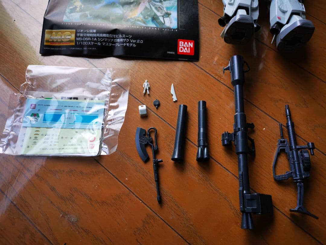 MG シン・マツナガ専用ザク2.0 素組完成品