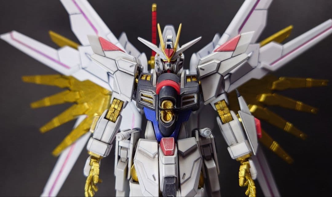 HG　マイティーストライクフリーダム　ガンプラ完成品