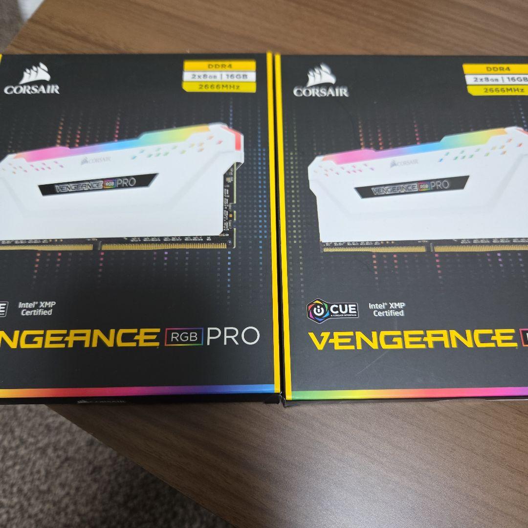 (まー)Vengeance RGB PRO DDR4 32GB　8x4枚