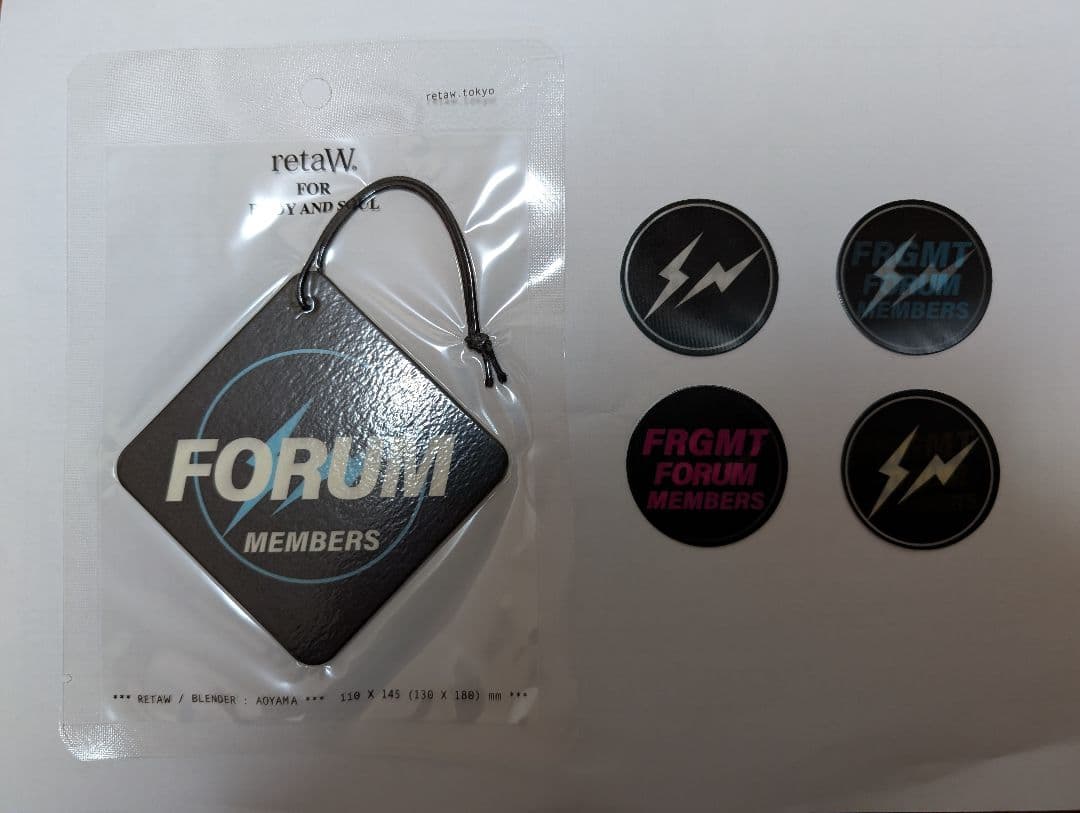 fragment forum メンバーズタグ ステッカー