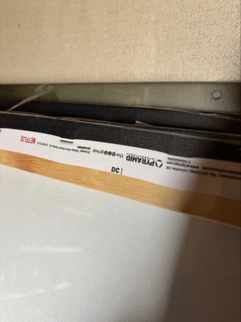 ストレンジャーシングス3 木枠付きキャンバスポスター　60センチ× 80センチ