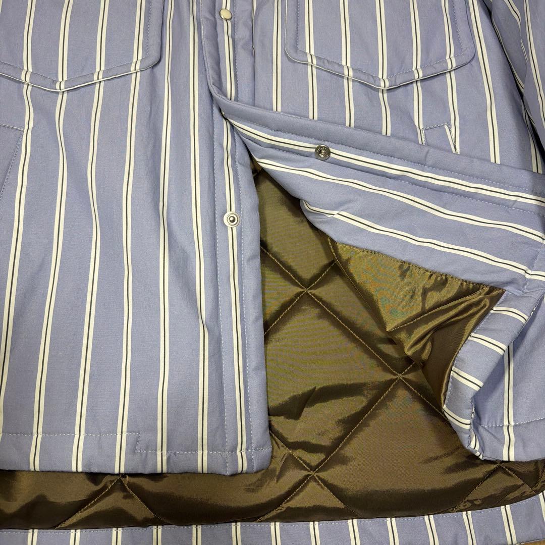 メゾンミハラヤスヒロ Stripe Puffer Shirt 46