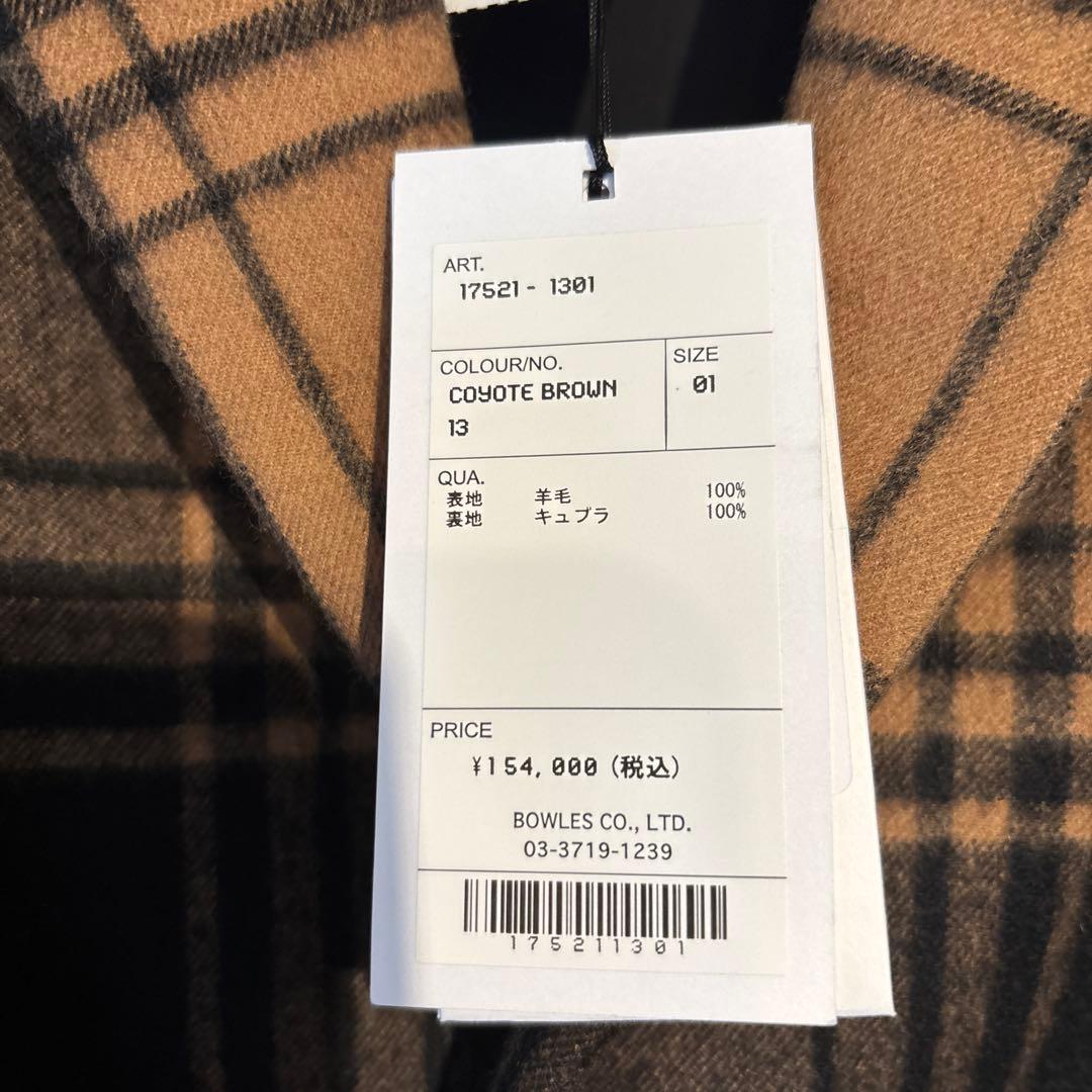 【完売品】HYKE 25AW PLAID COAT size1