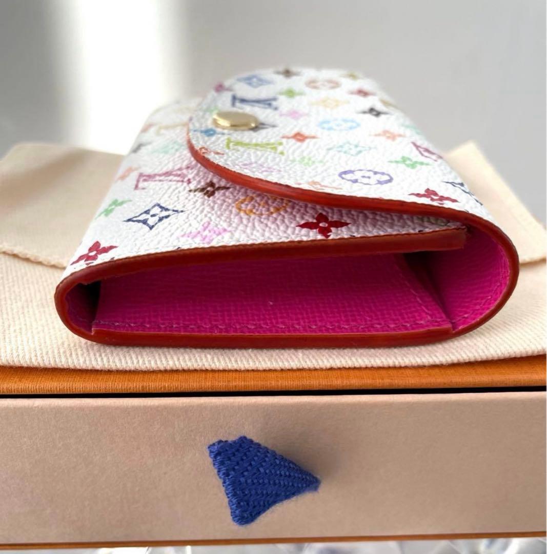 完売品❗️新品、未使用　ルイヴィトン　ポルトモネロザリ　村上隆　マルチカラー財布