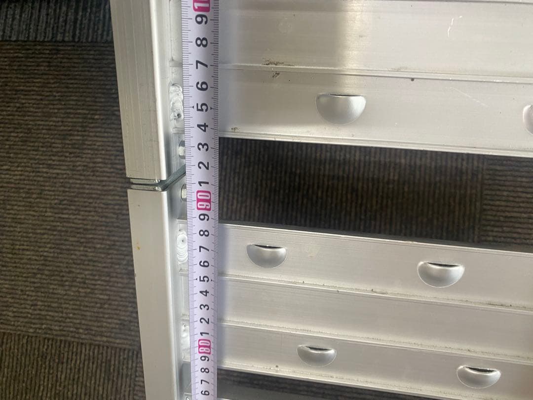 折りたたみ式アルミ製ラダーレールバイク用