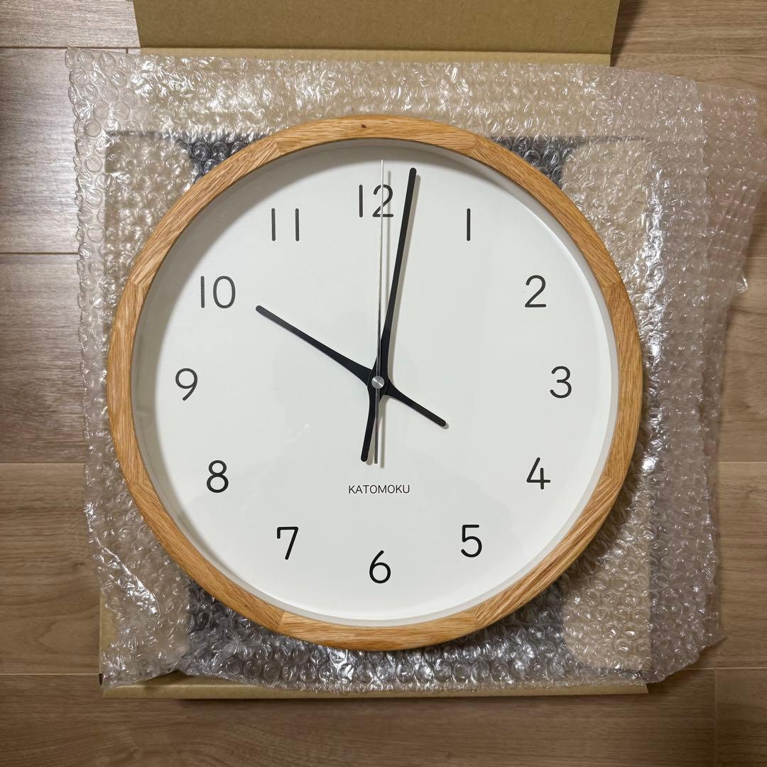 KATOMOKU カトモク 電波時計 壁掛け時 muku clock 13