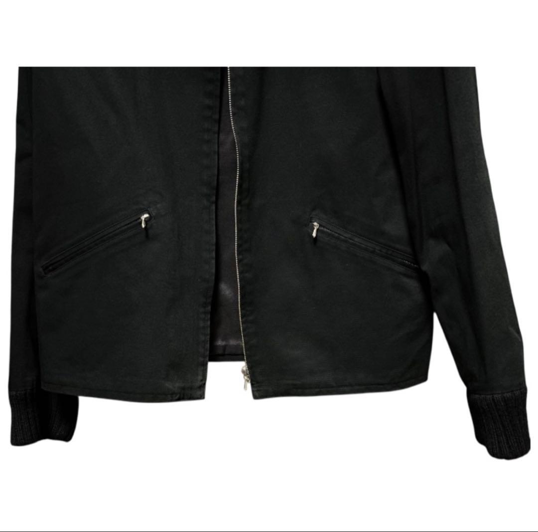 90'〜00's agnès b. 襟袖リブ コットンブルゾン フランス製