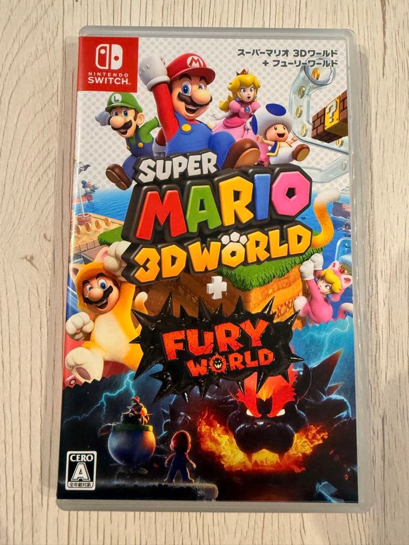 Nintendo Switch 本体 青/赤 プロコン マリオ3Dワールド付