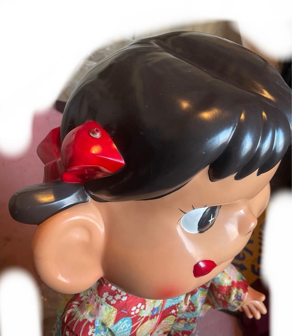 花柄 浴衣　等身大 ペコちゃん