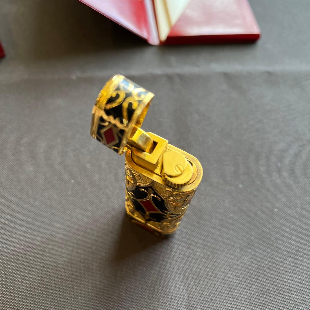 カルティエ　ライター　七宝