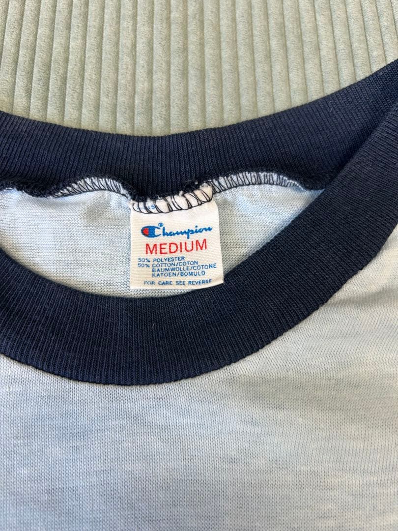 チャンピオン リンガーT トリコタグT 染み込みT ビンテージ