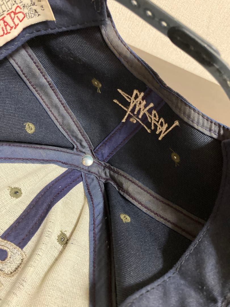 【破損あり】90's Stussy VINTAGE CAPステューシー OLD