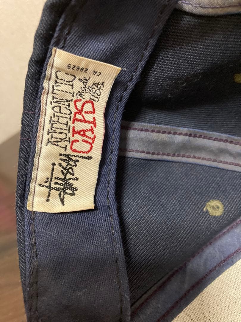 【破損あり】90's Stussy VINTAGE CAPステューシー OLD