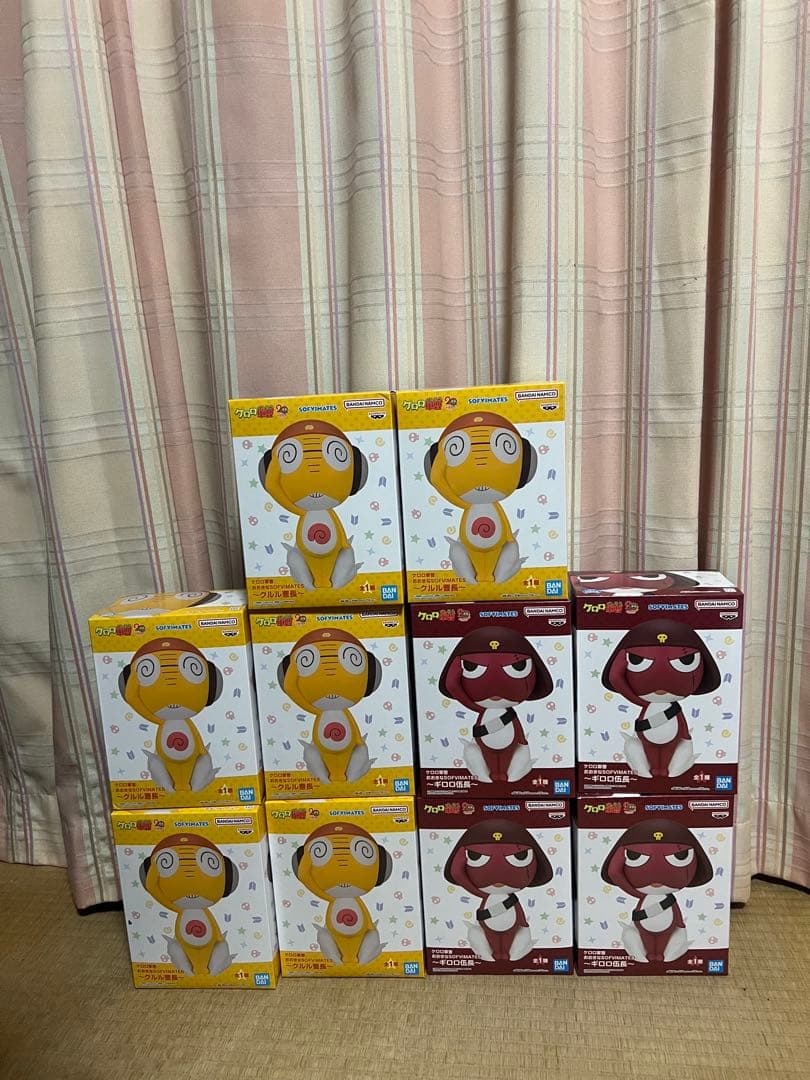 ケロロ軍曹 大きなSOFVIMATES ギロロ伍長 クルル曹長