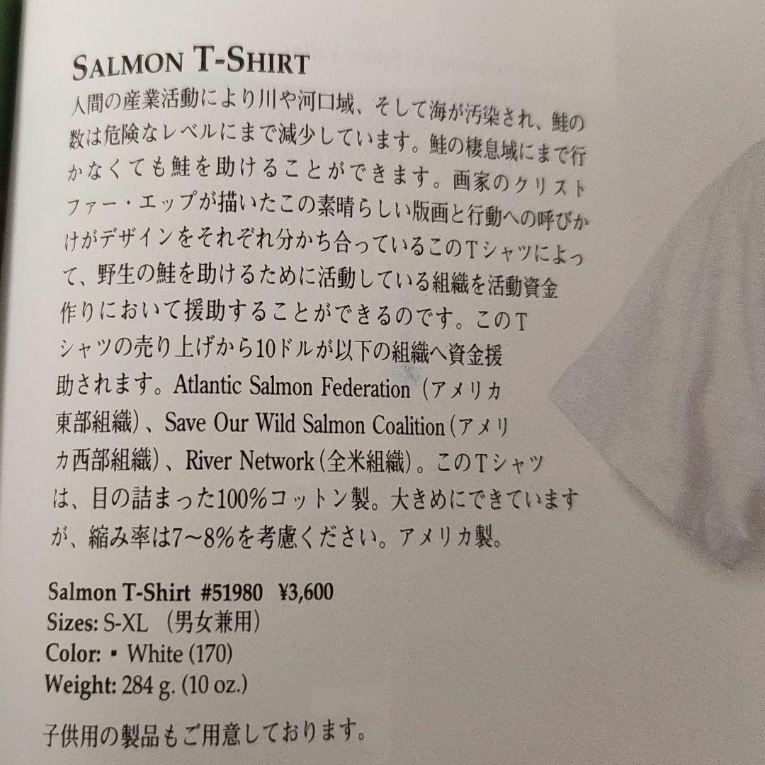 超希少！USA製！雪無しXL！Patagonia サーモンTシャツ