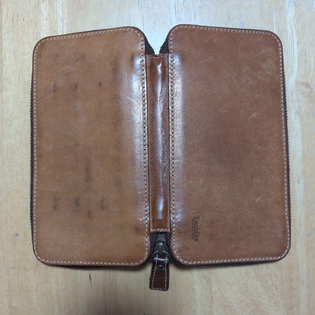 マヤレザー　ラウンドジップ　ペンケース　MAYAナチュラル　ラダイト