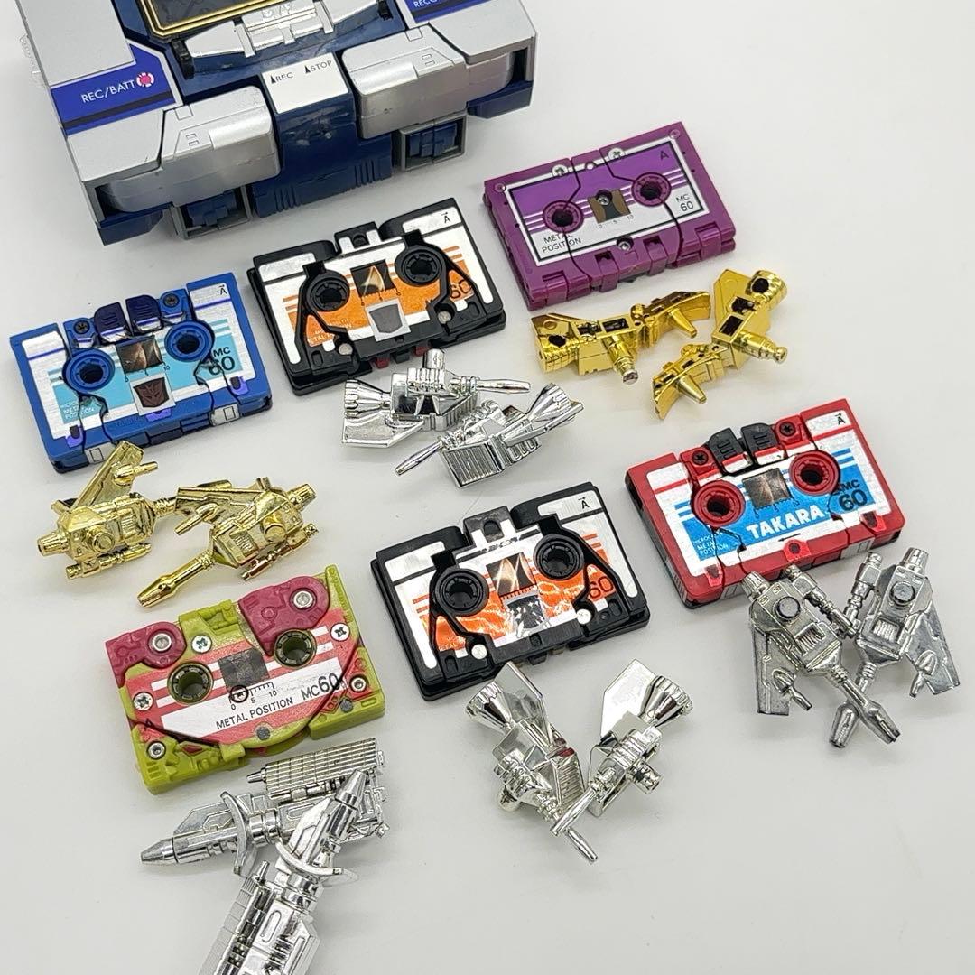 タカラ トランスフォーマー サウンドウェーブ カセットロン 7体セット