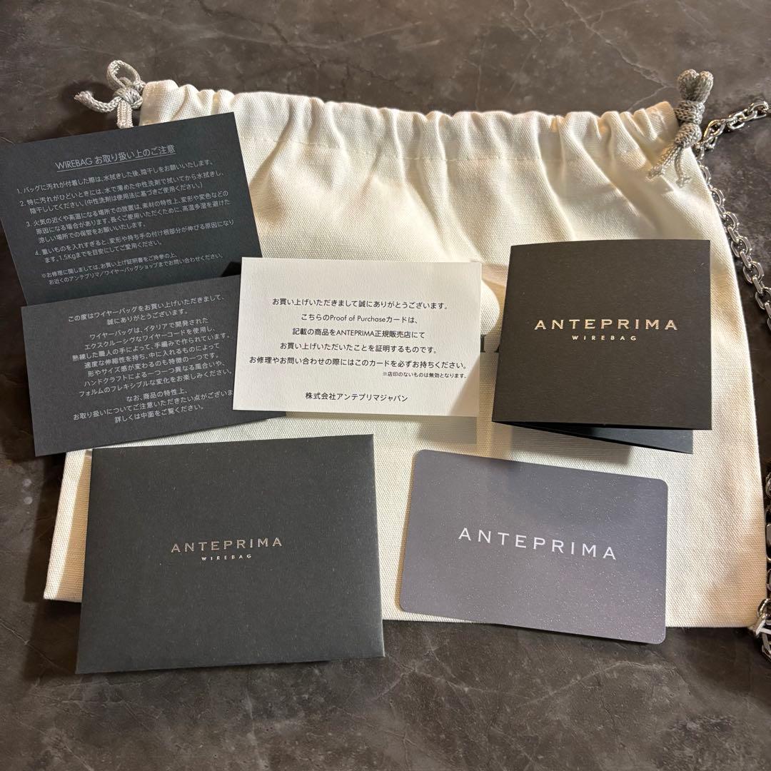アンテプリマ ワイヤーバッグ スタンダード ミニアトゥーラ シルバー