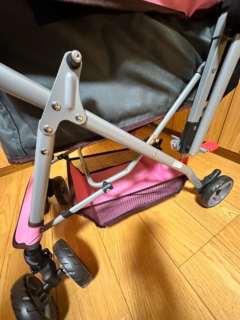 ピッコロカーネ　ピンクグレー　ペットカート 耐荷重18kgまで　犬　猫