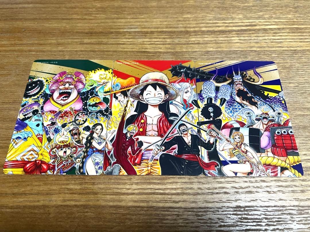 ワンピース　ナツコミ2022年特典ステッカー　3枚セット