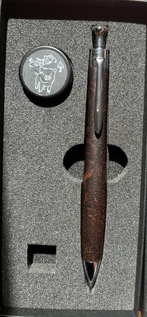 C*i様 こぶた工房　アフリカンブラックウッドバール　極上杢