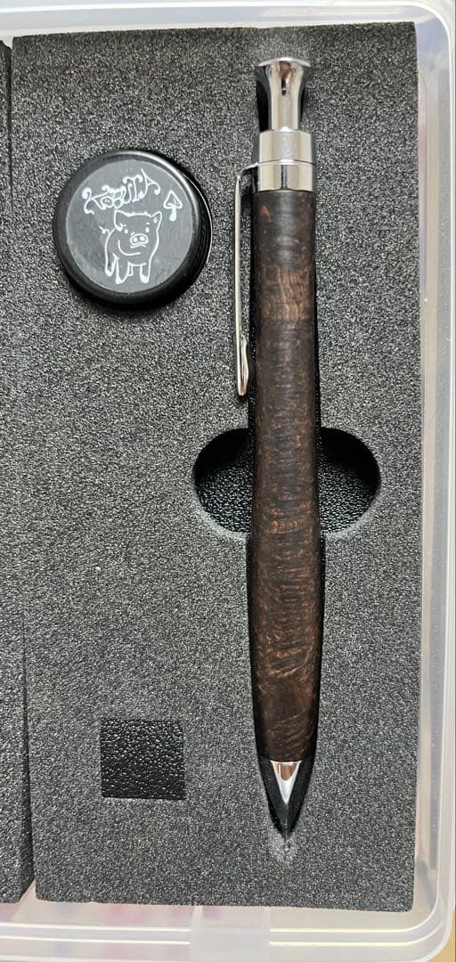 C*i様 こぶた工房　アフリカンブラックウッドバール　極上杢