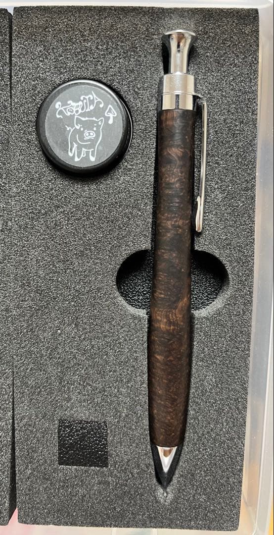 C*i様 こぶた工房　アフリカンブラックウッドバール　極上杢