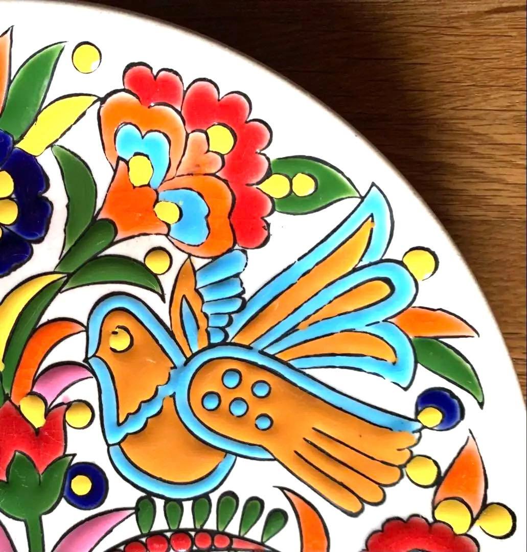 ヴィンテージ　Tassoulis作　セラミック製　壁掛けプレート　ギリシャ